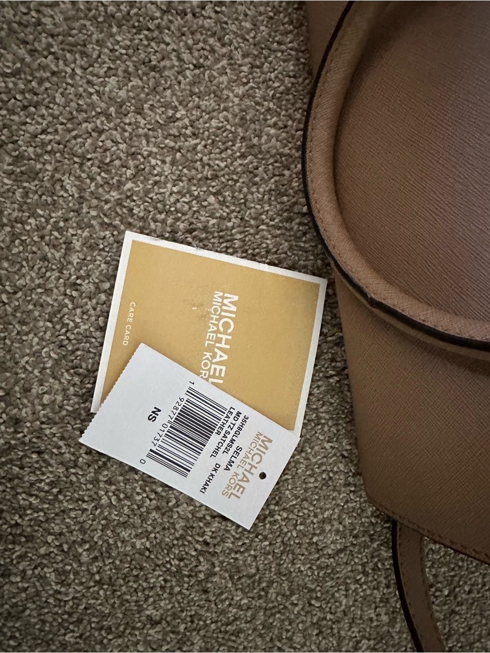 Michael Kors Selma Satchel in Khaki - Picture 7 of 8